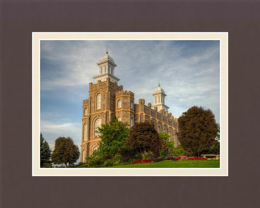 Logan Utah Temple House on a Hill