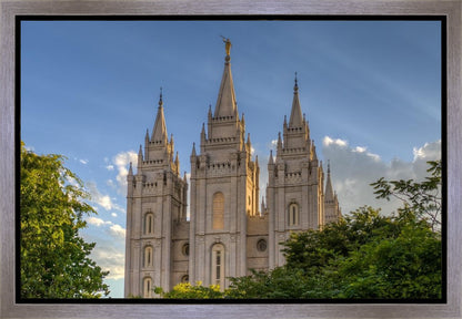 Salt Lake City Utah Temple In His Light Gallery Wrap