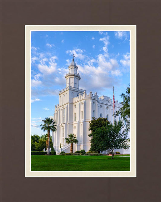 St. George Utah Temple House of Angels Portrait