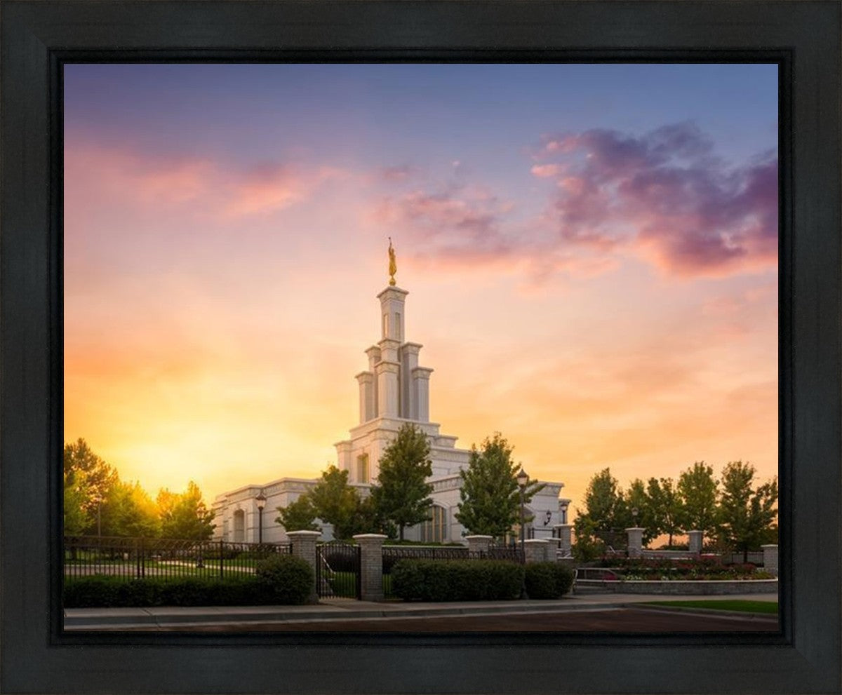 Columbia River Sunset Gallery Wrap