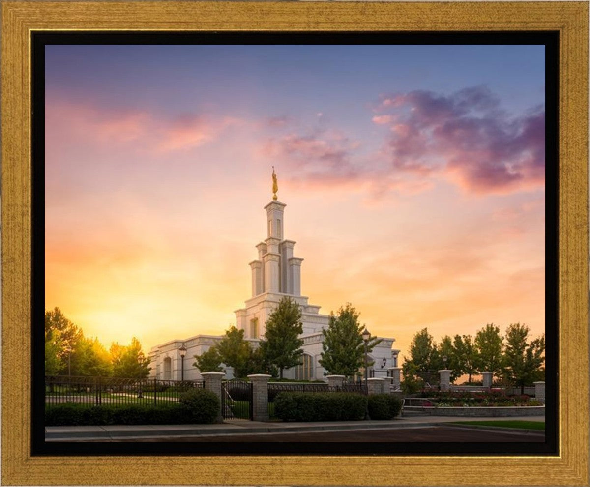 Columbia River Sunset Gallery Wrap