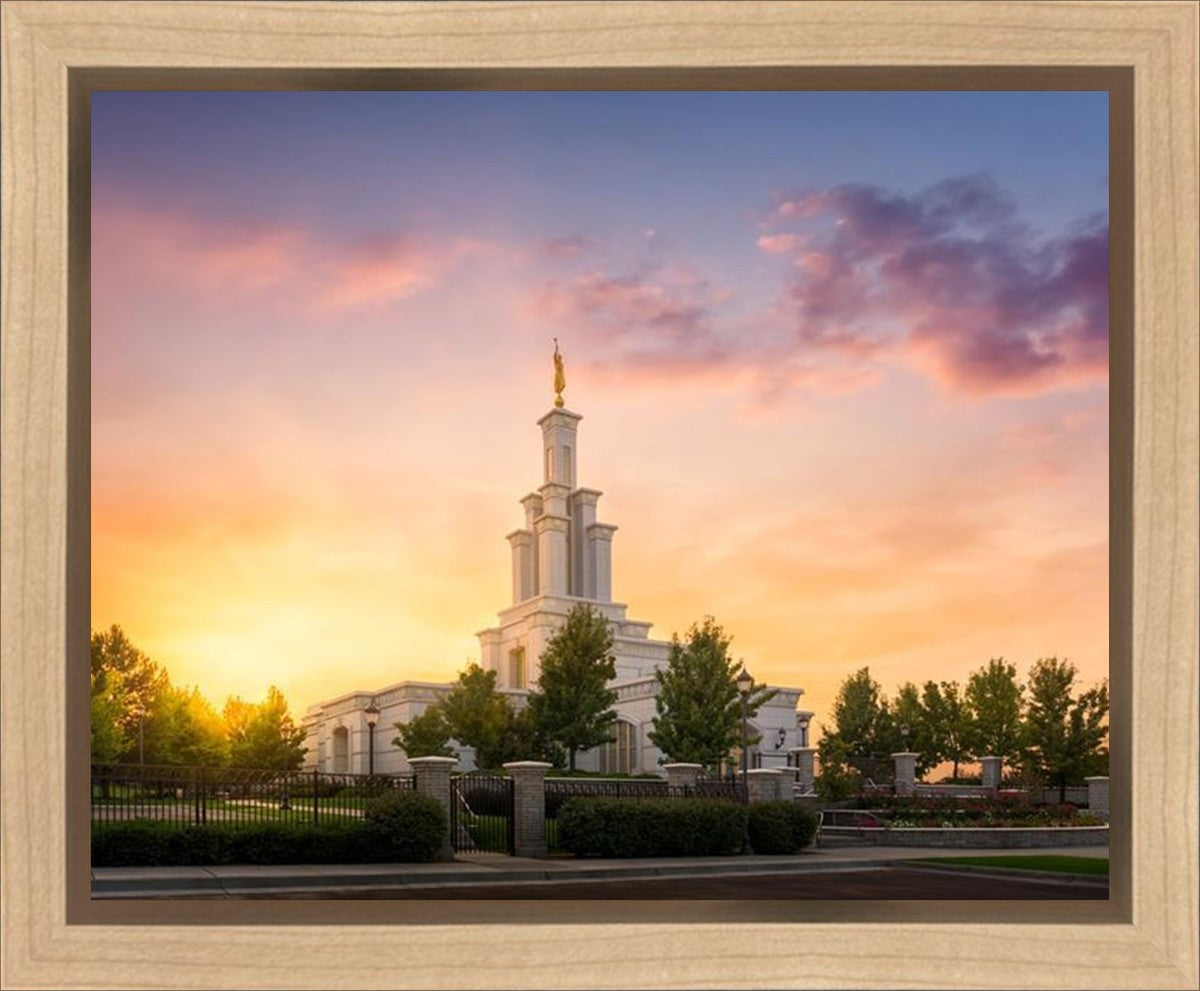 Columbia River Sunset Gallery Wrap