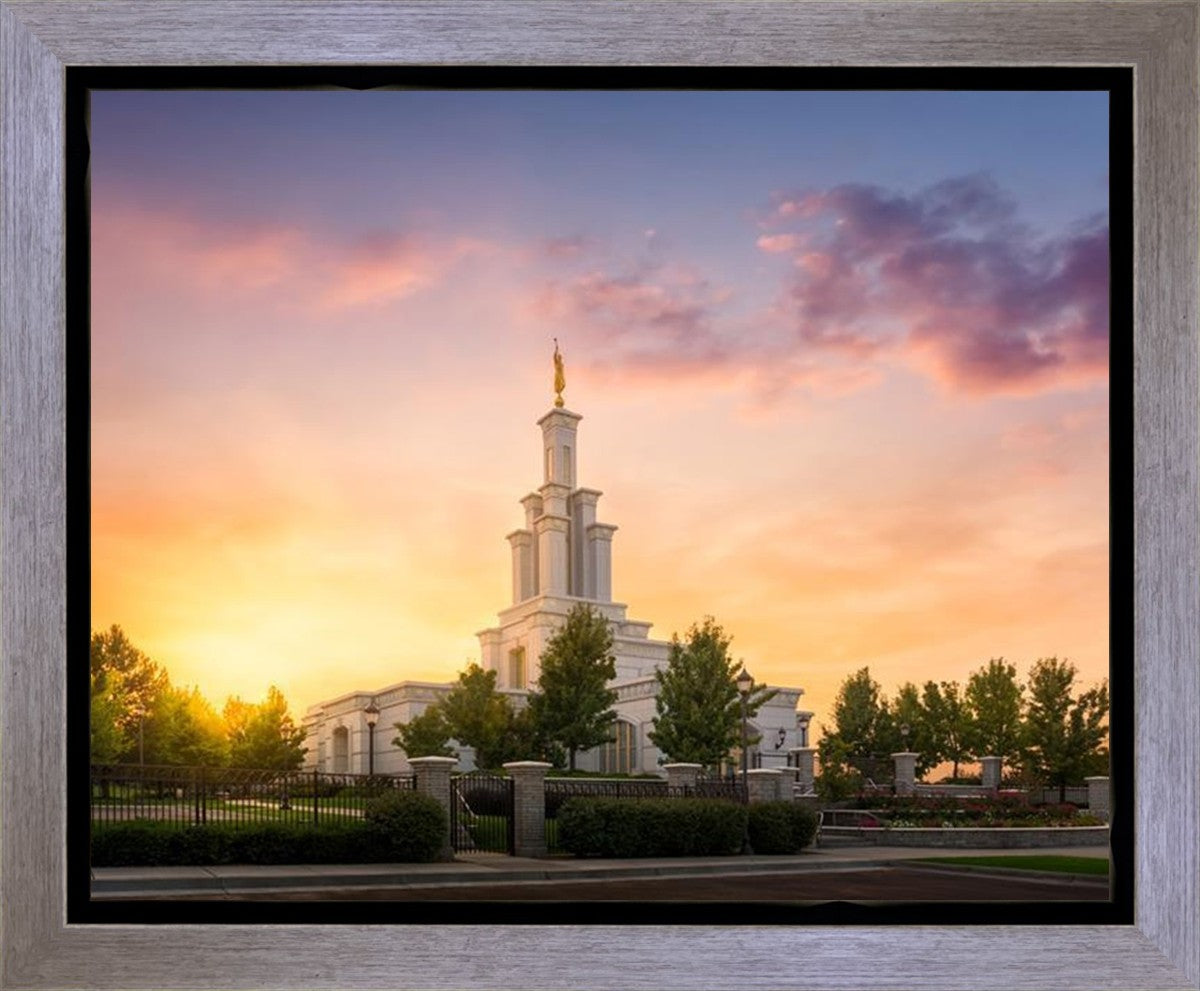 Columbia River Sunset Gallery Wrap