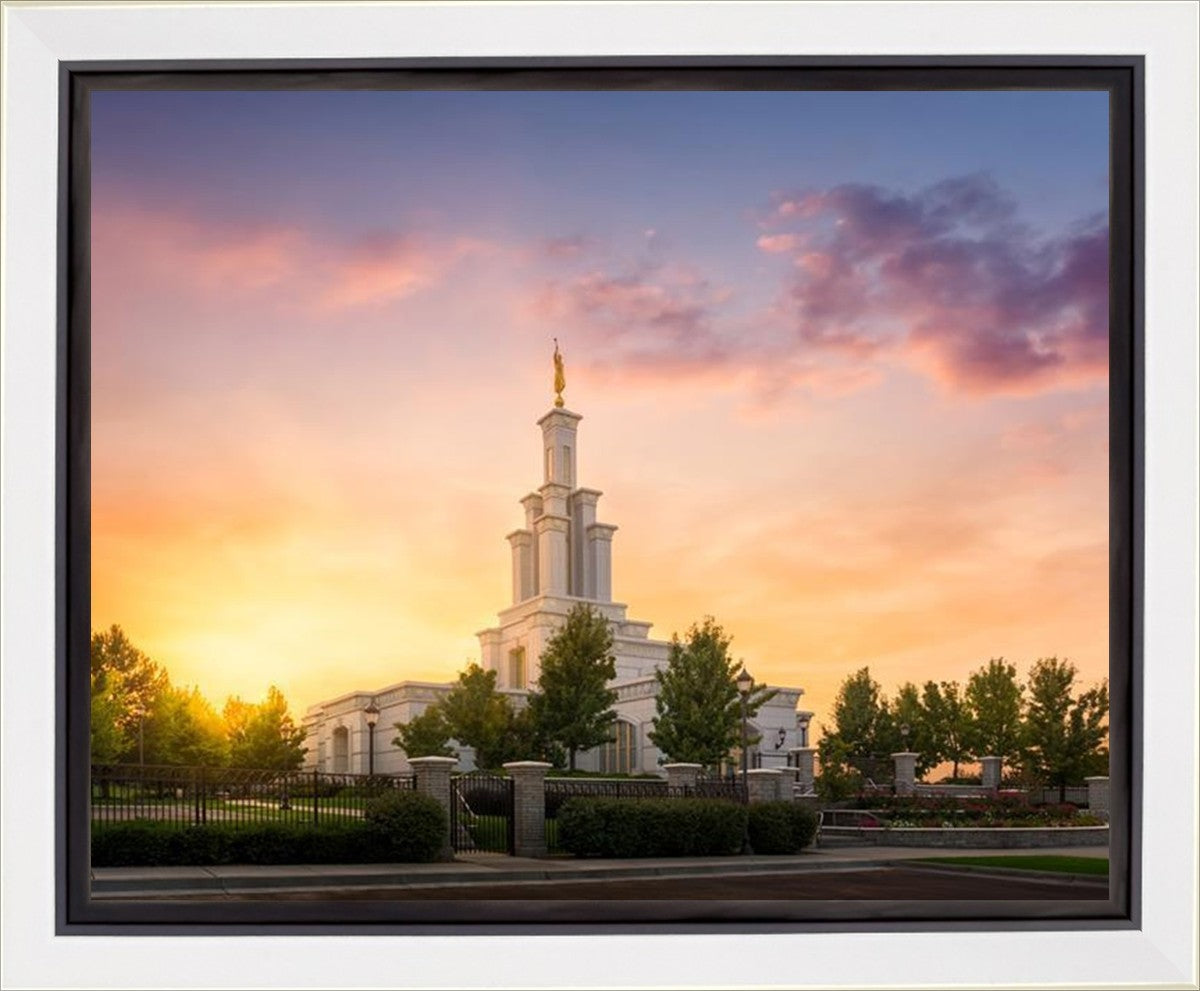 Columbia River Sunset Gallery Wrap
