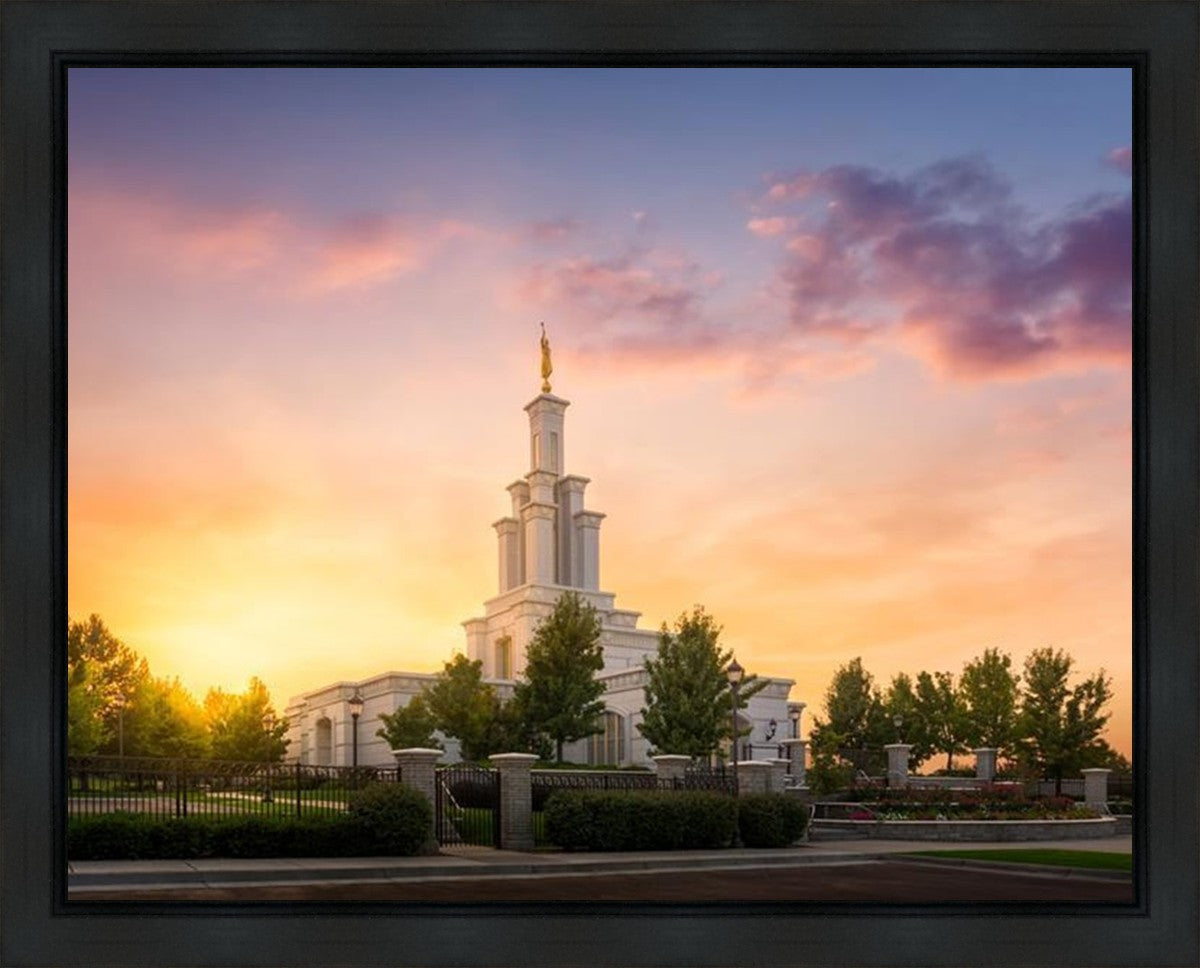 Columbia River Sunset Gallery Wrap