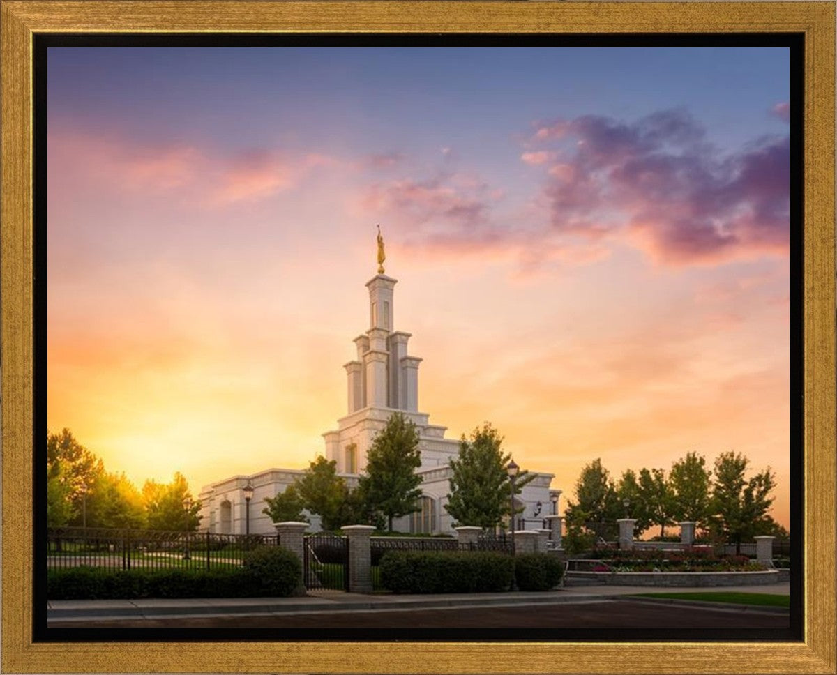 Columbia River Sunset Gallery Wrap