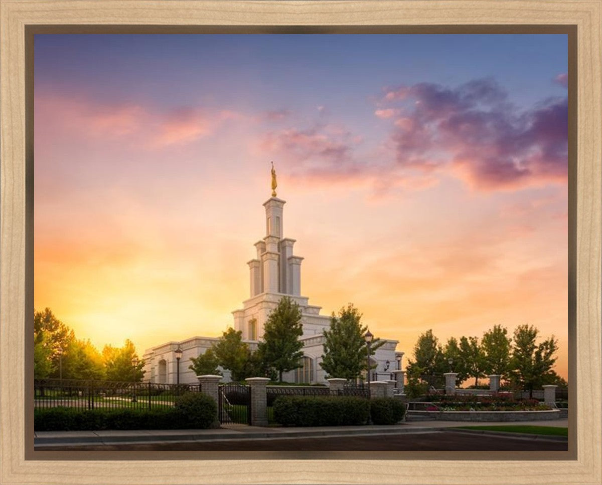 Columbia River Sunset Gallery Wrap