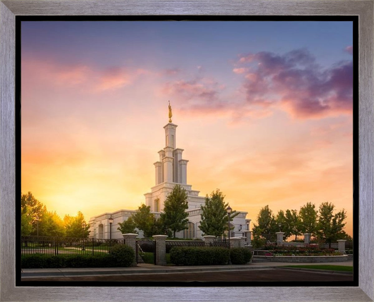 Columbia River Sunset Gallery Wrap