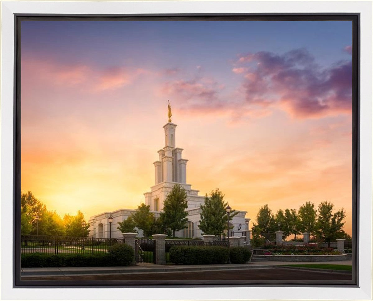 Columbia River Sunset Gallery Wrap