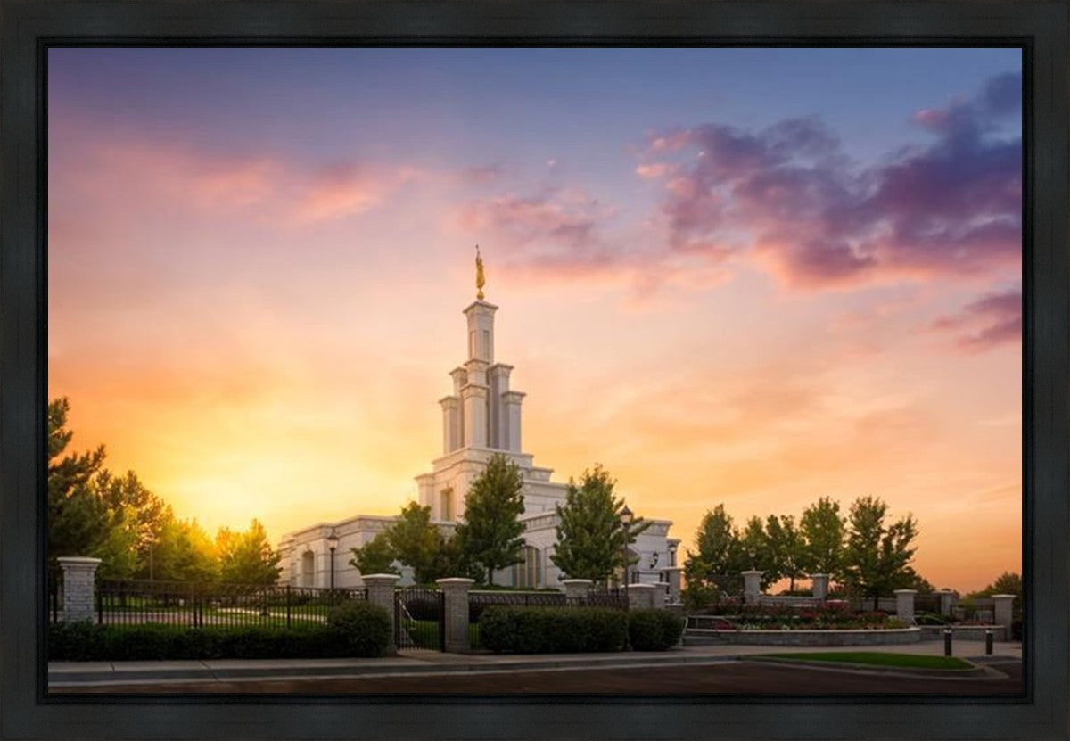 Columbia River Sunset Gallery Wrap