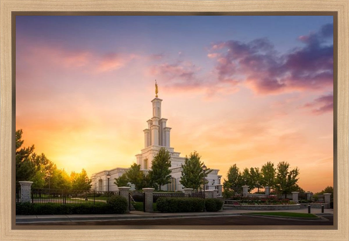 Columbia River Sunset Gallery Wrap