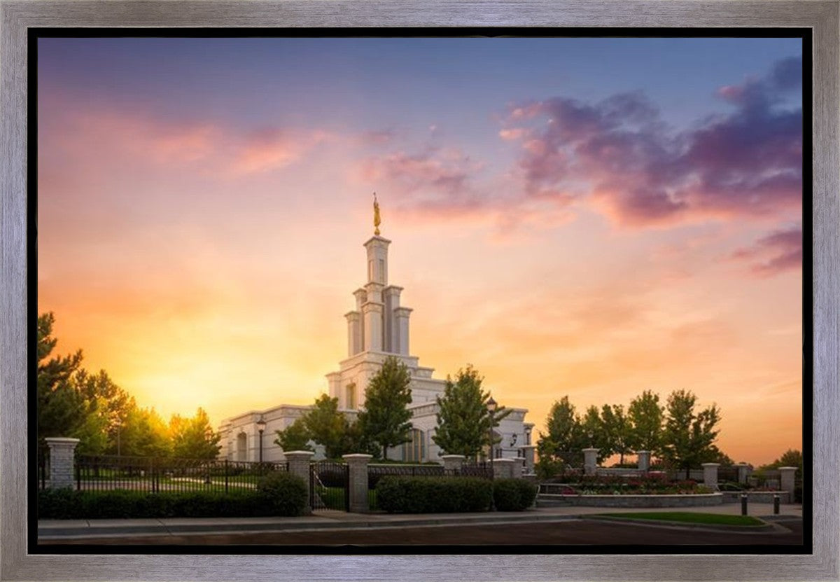Columbia River Sunset Gallery Wrap