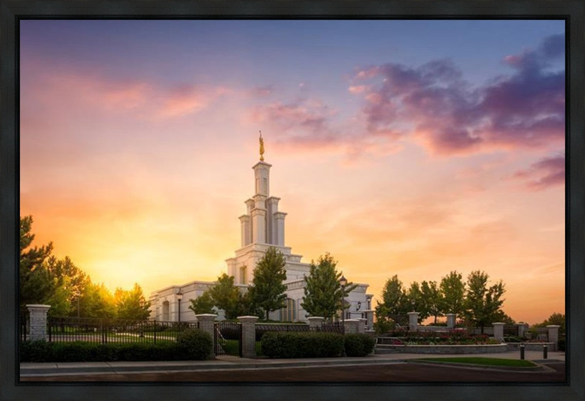 Columbia River Sunset Gallery Wrap