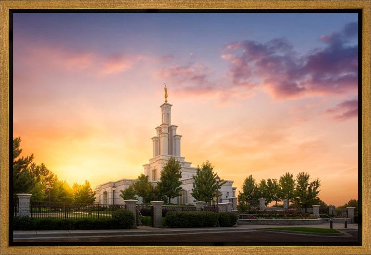 Columbia River Sunset Gallery Wrap