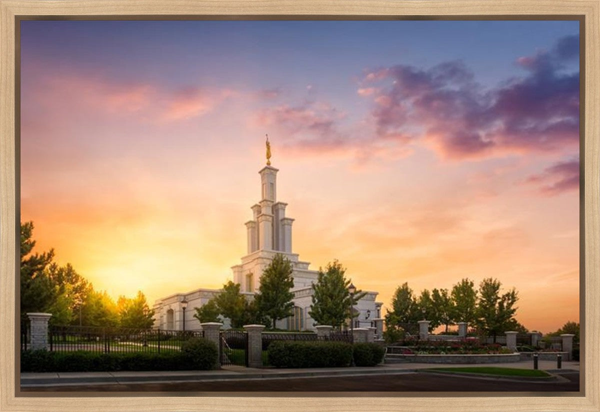 Columbia River Sunset Gallery Wrap
