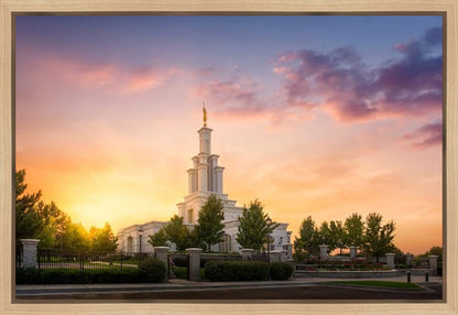 Columbia River Sunset Gallery Wrap