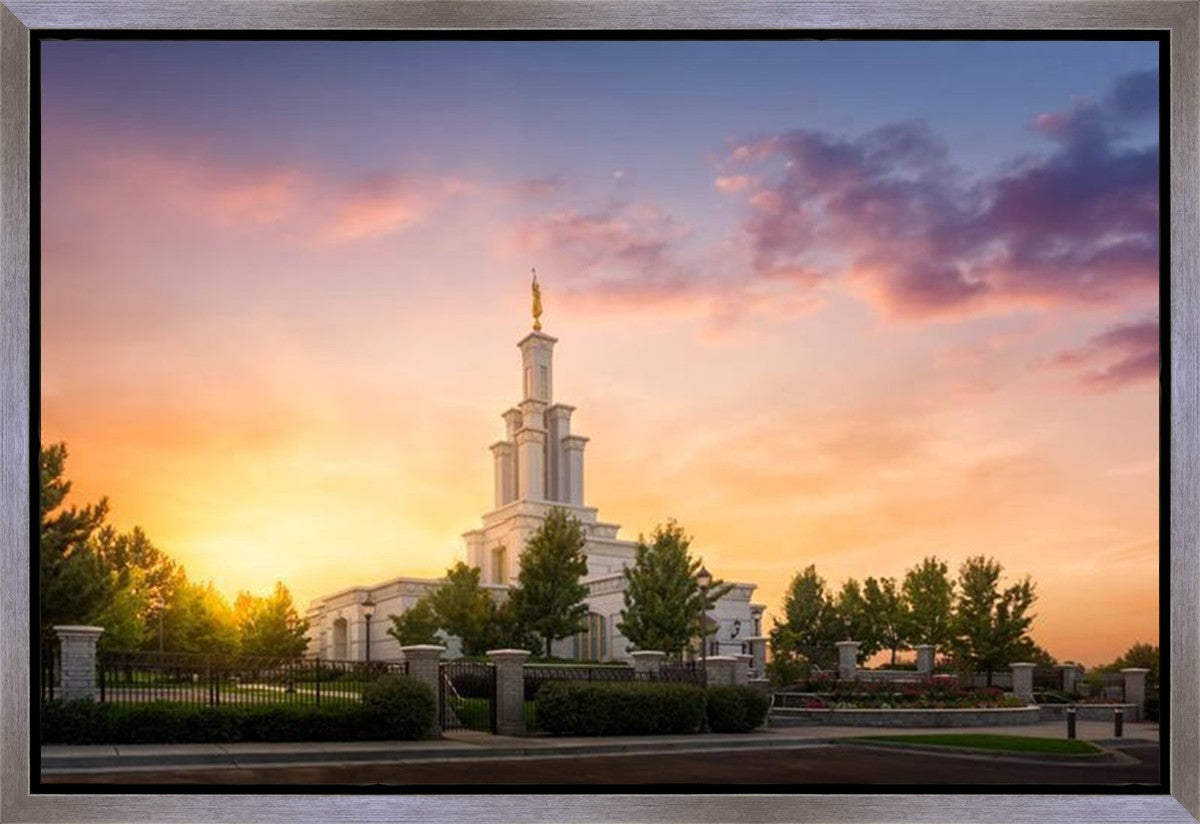 Columbia River Sunset Gallery Wrap