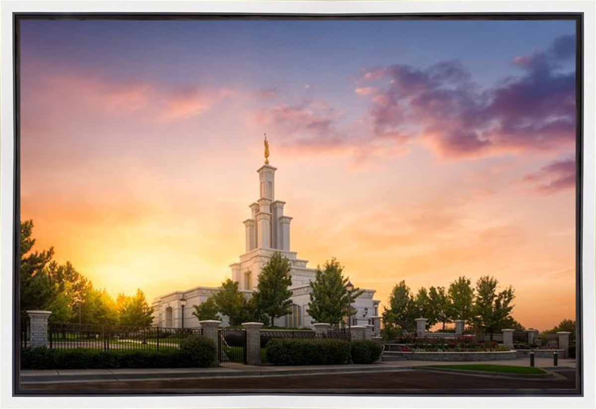 Columbia River Sunset Gallery Wrap