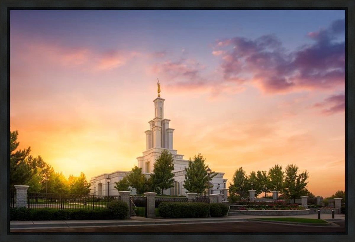 Columbia River Sunset Gallery Wrap