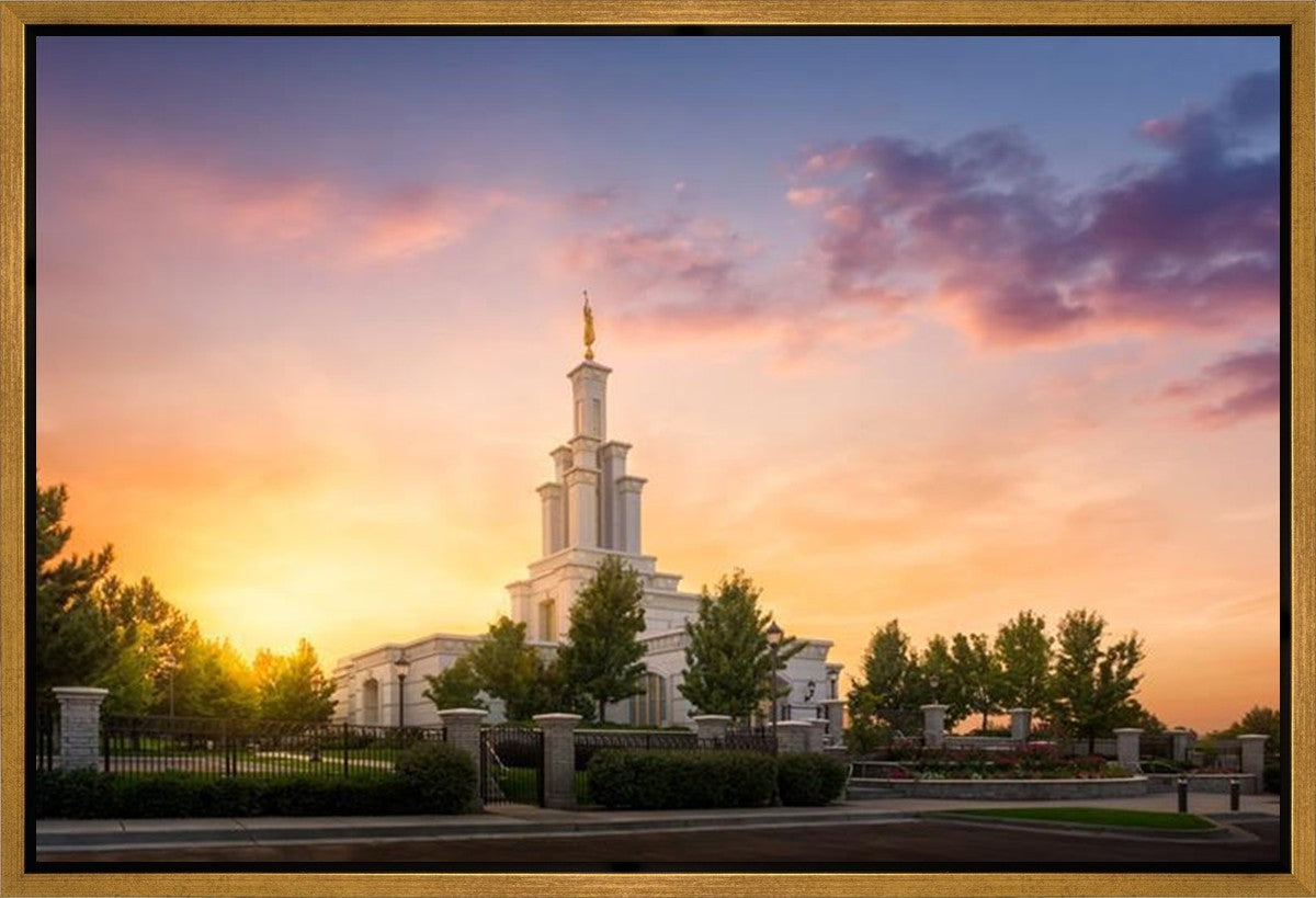 Columbia River Sunset Gallery Wrap