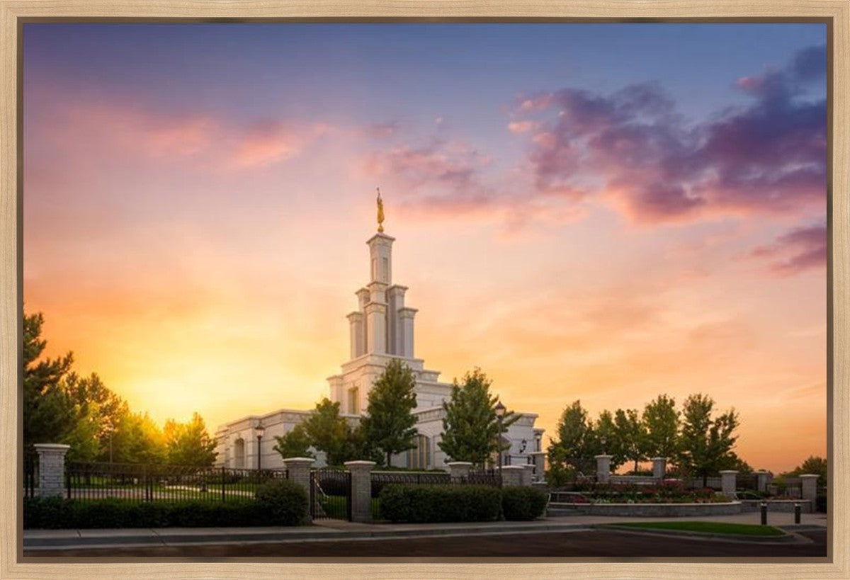 Columbia River Sunset Gallery Wrap
