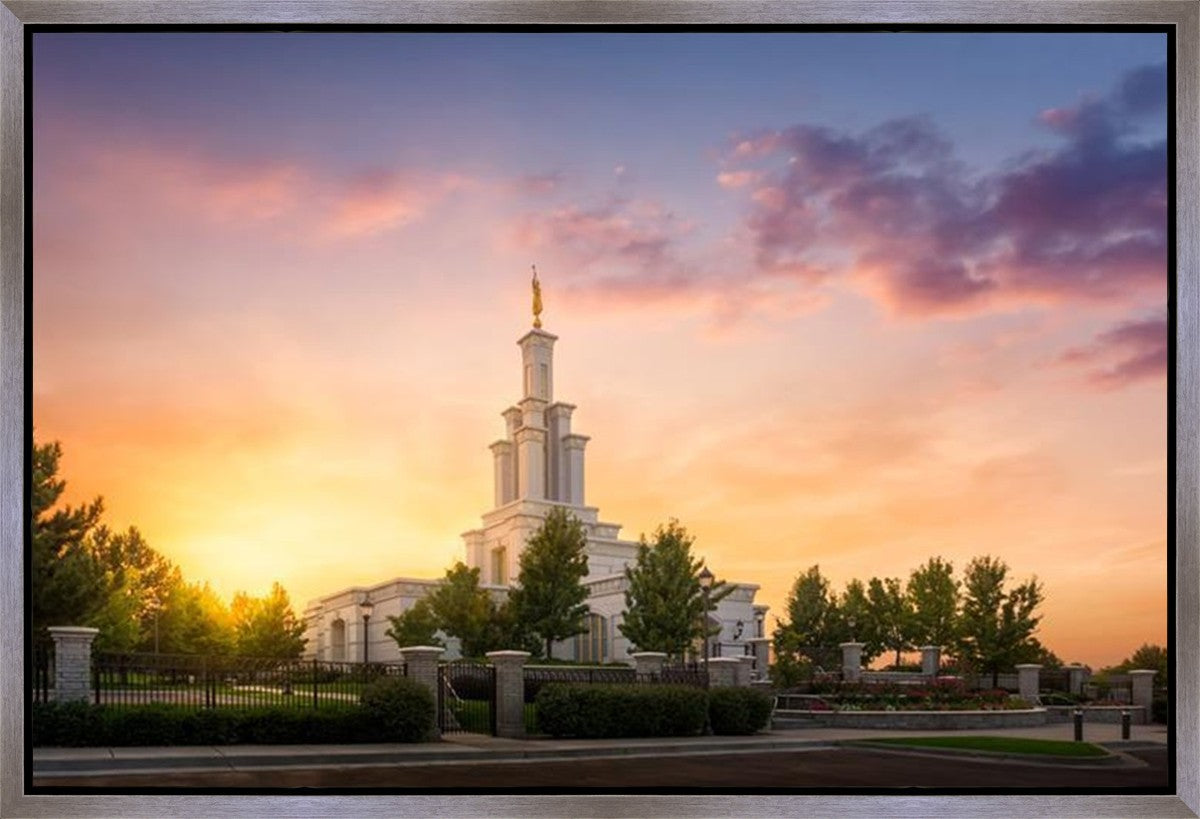 Columbia River Sunset Gallery Wrap