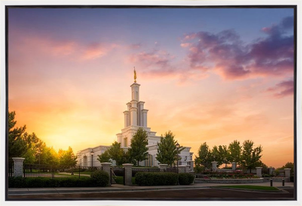 Columbia River Sunset Gallery Wrap