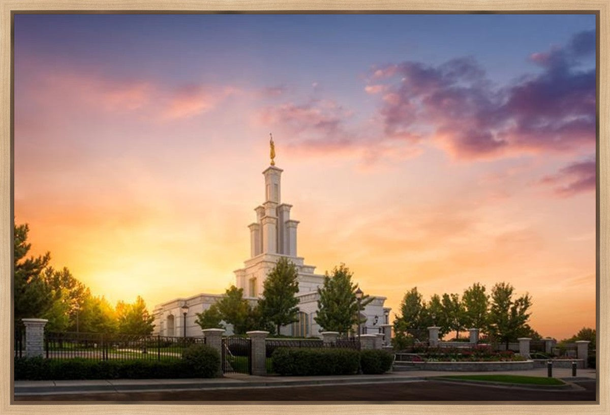Columbia River Sunset Gallery Wrap