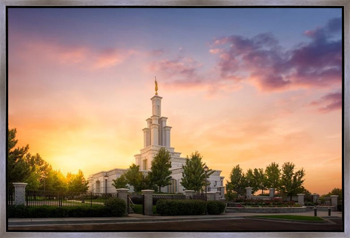Columbia River Sunset Gallery Wrap