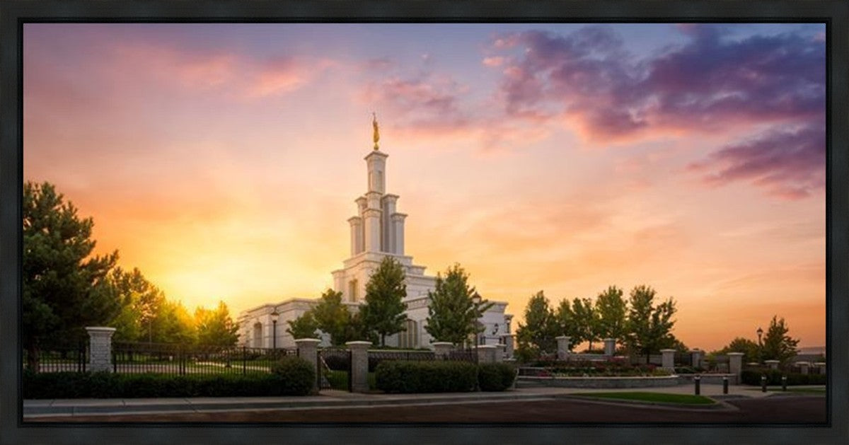 Columbia River Sunset Gallery Wrap