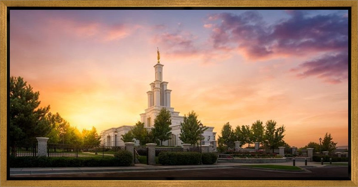 Columbia River Sunset Gallery Wrap