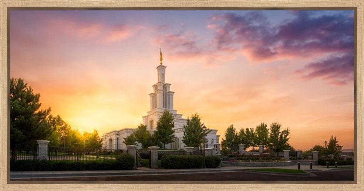 Columbia River Sunset Gallery Wrap