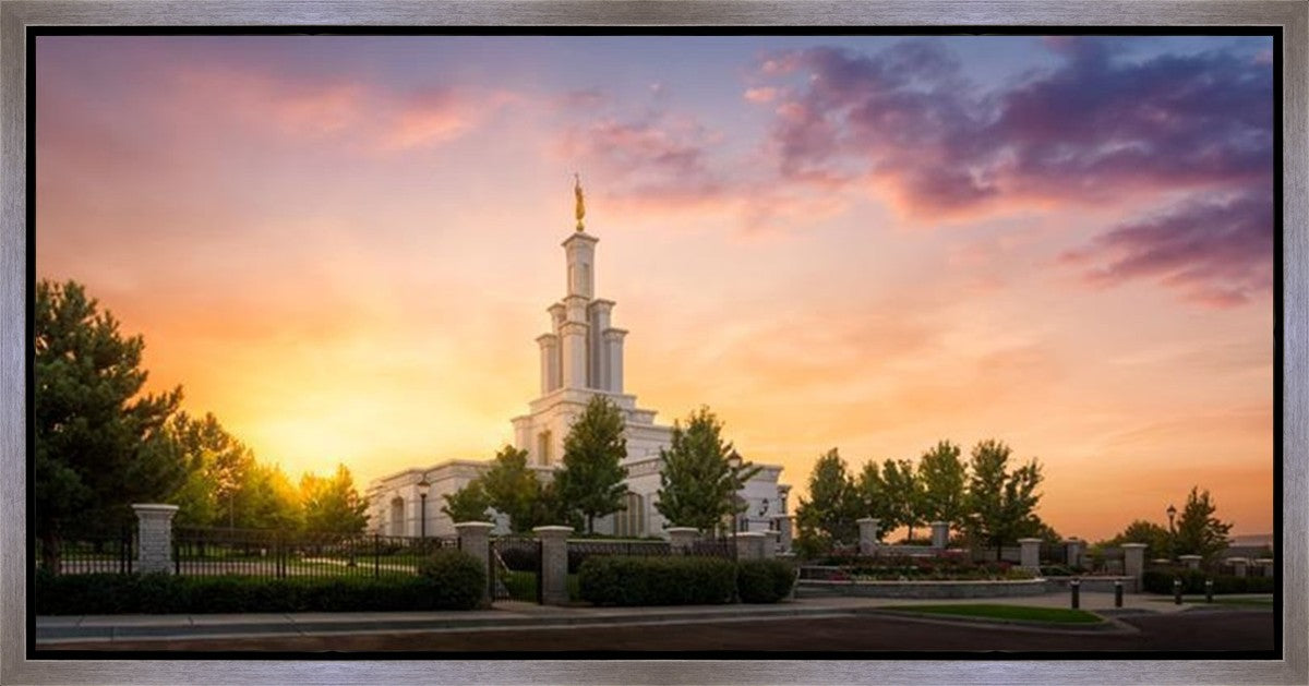 Columbia River Sunset Gallery Wrap