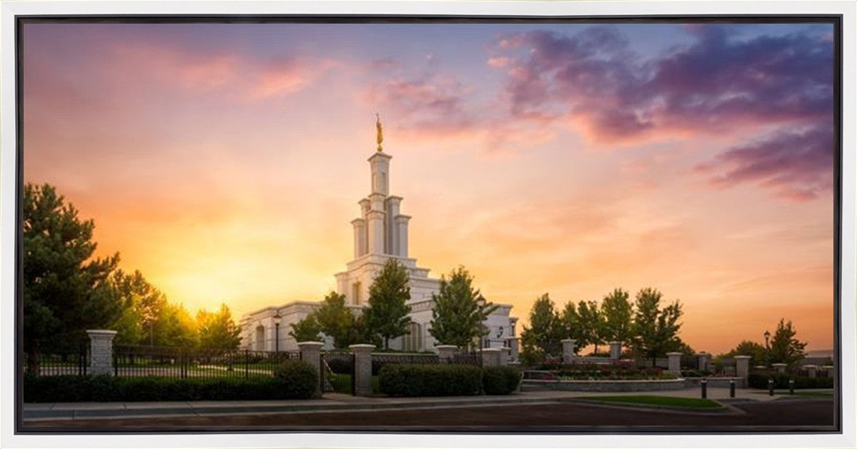 Columbia River Sunset Gallery Wrap