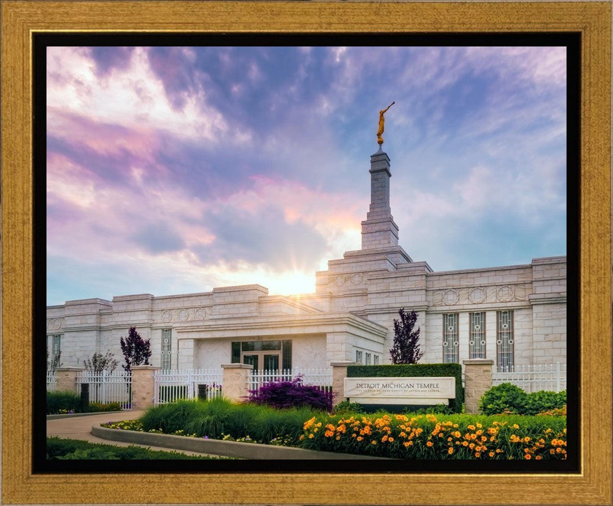 Detroit Temple Gallery Wrap