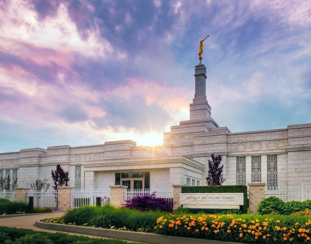 Detroit Temple Gallery Wrap
