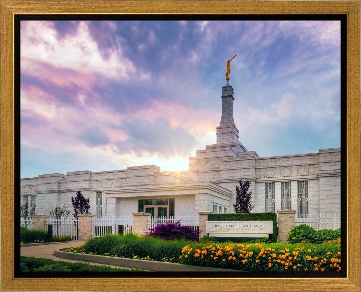 Detroit Temple Gallery Wrap