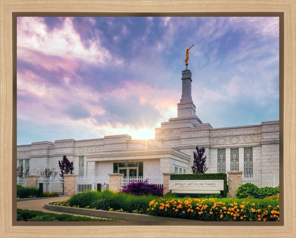 Detroit Temple Gallery Wrap