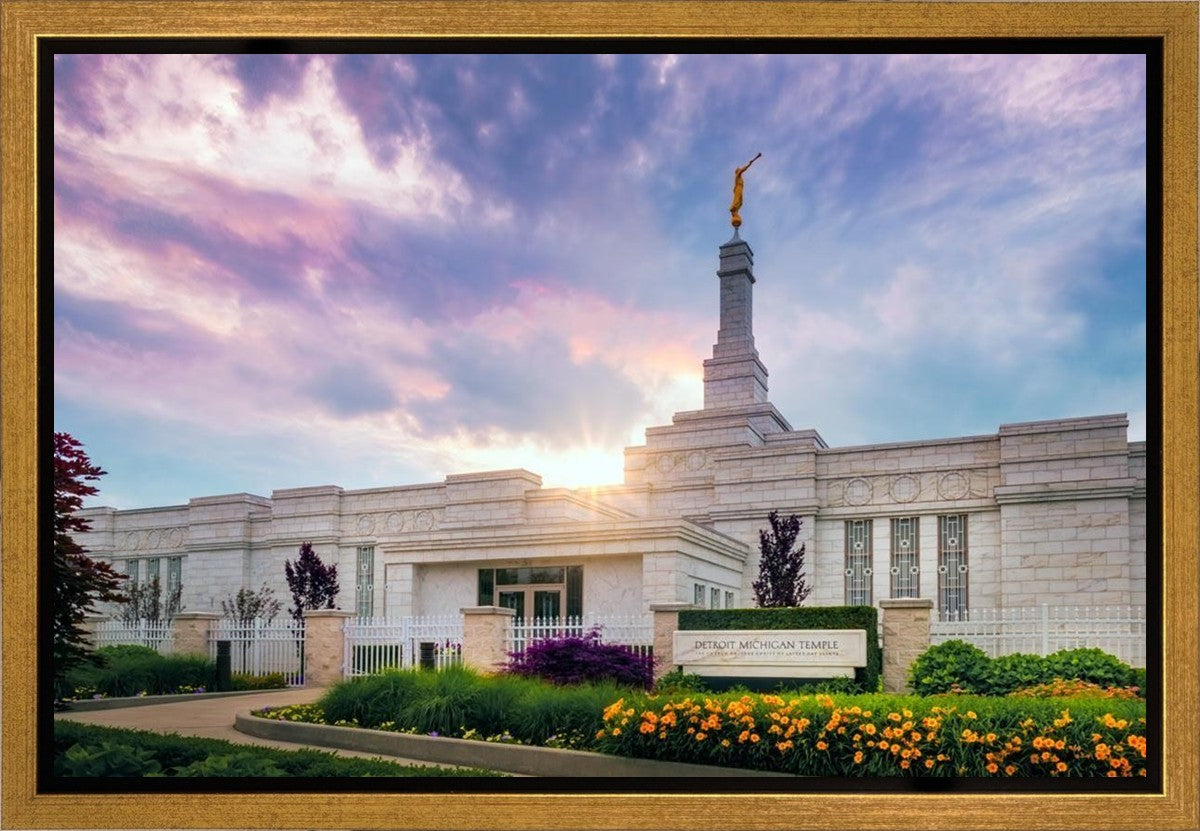 Detroit Temple Gallery Wrap