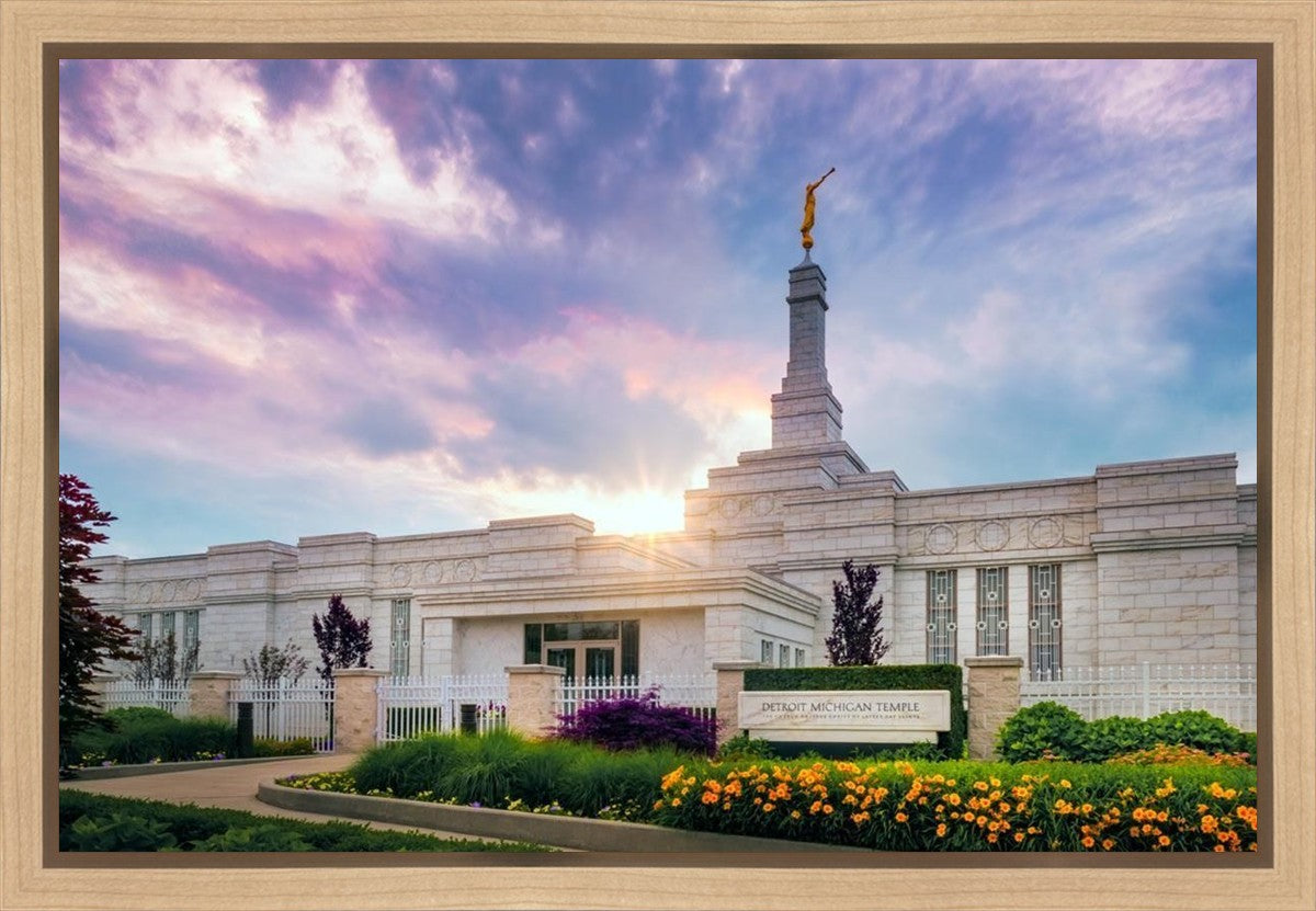 Detroit Temple Gallery Wrap