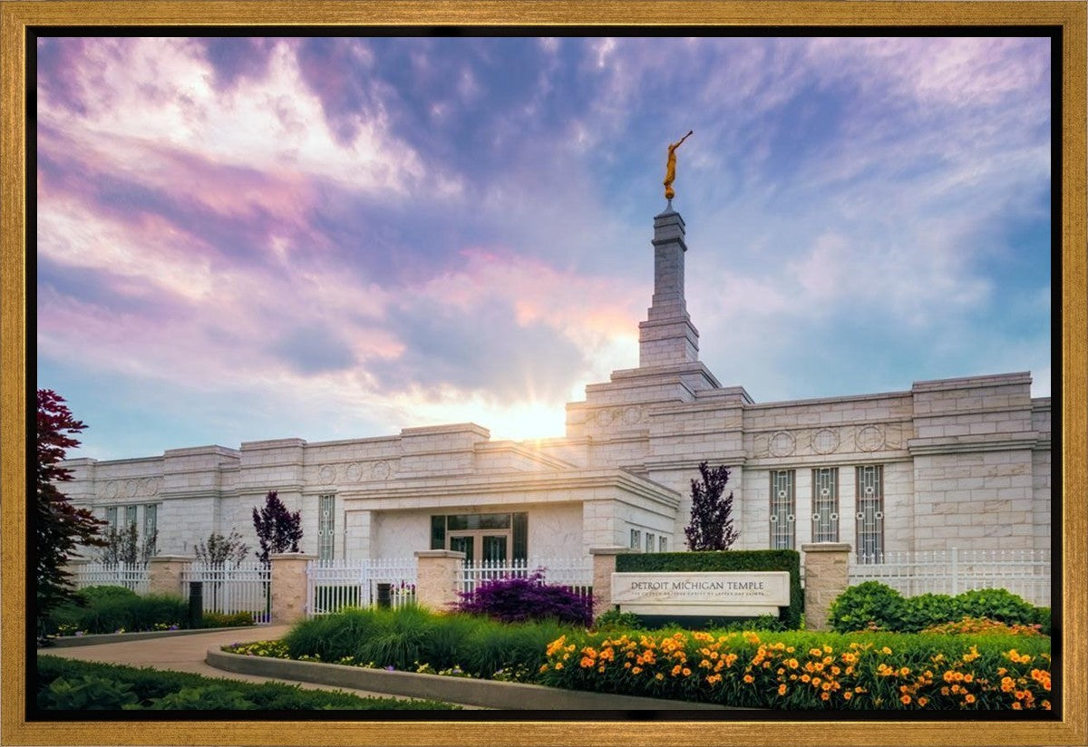 Detroit Temple Gallery Wrap