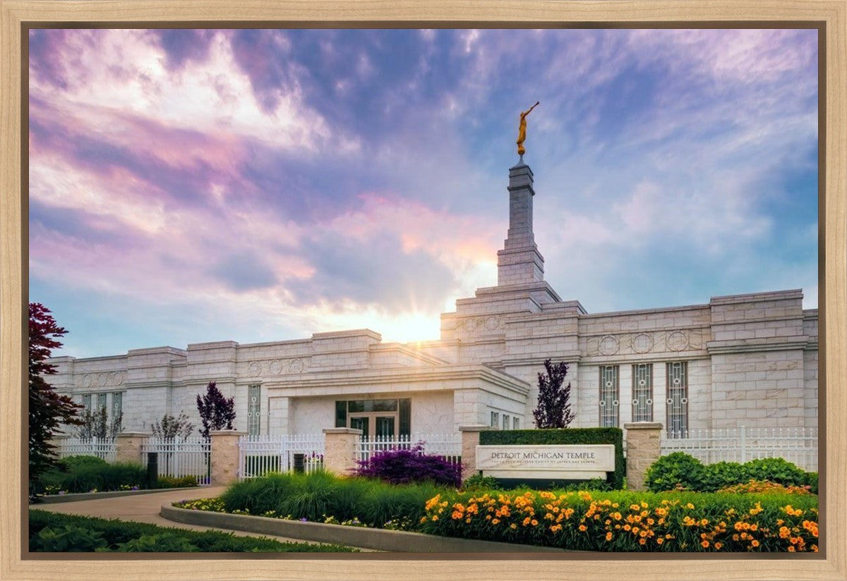 Detroit Temple Gallery Wrap