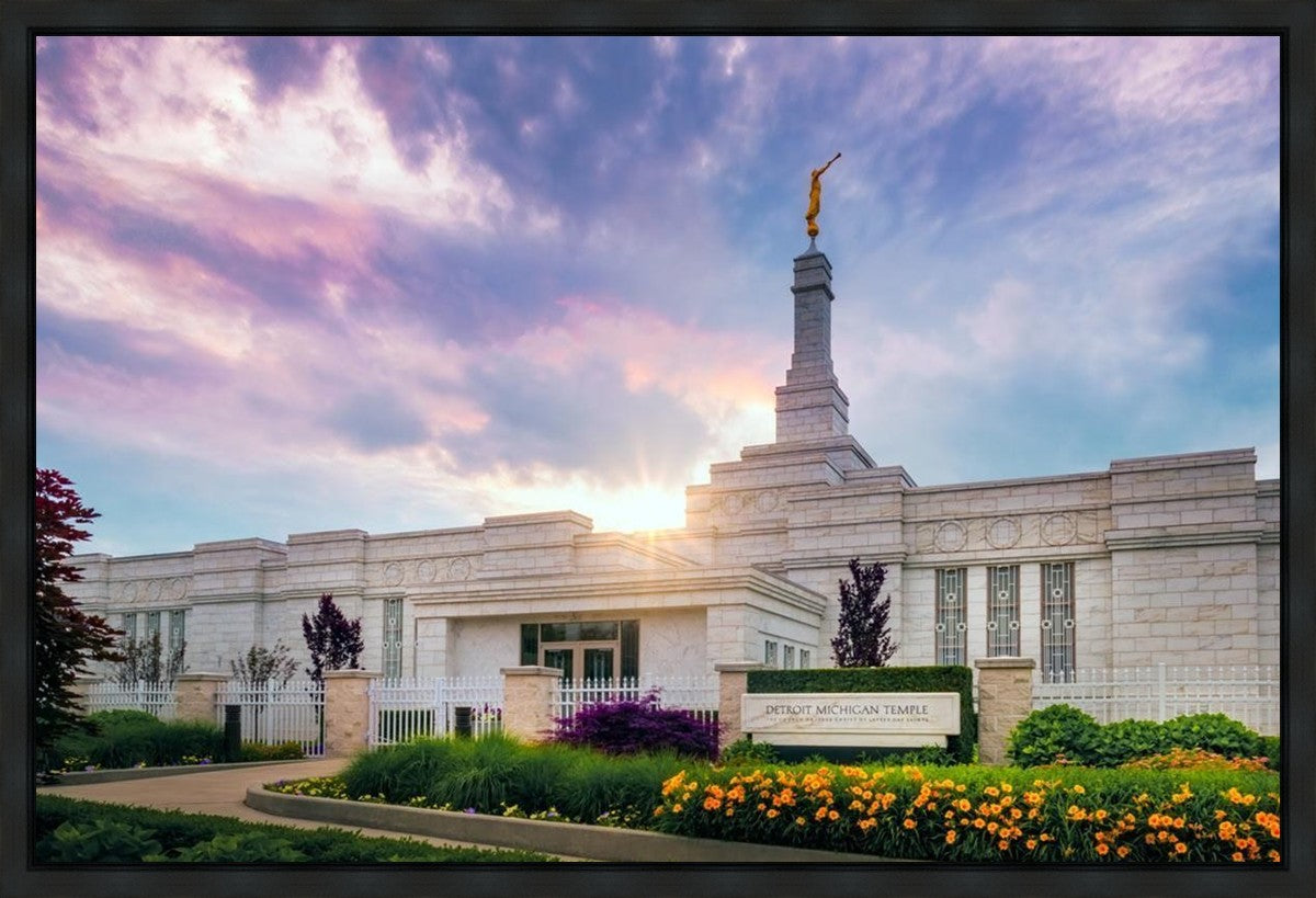 Detroit Temple Gallery Wrap