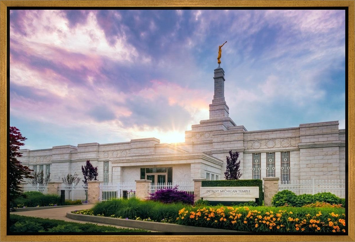 Detroit Temple Gallery Wrap