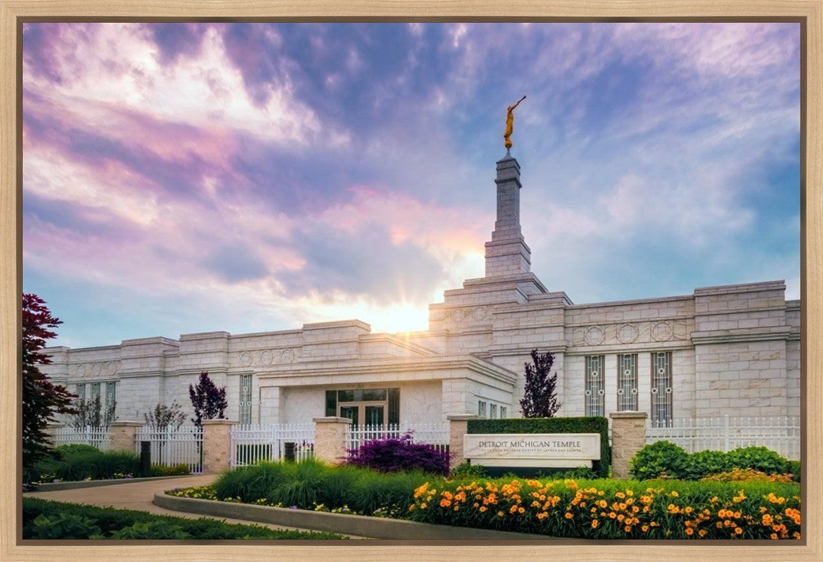 Detroit Temple Gallery Wrap