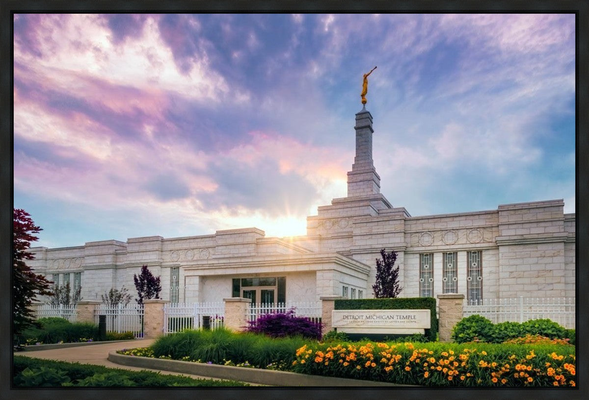 Detroit Temple Gallery Wrap