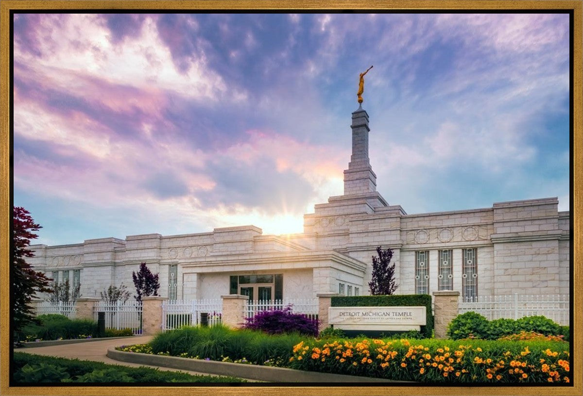 Detroit Temple Gallery Wrap