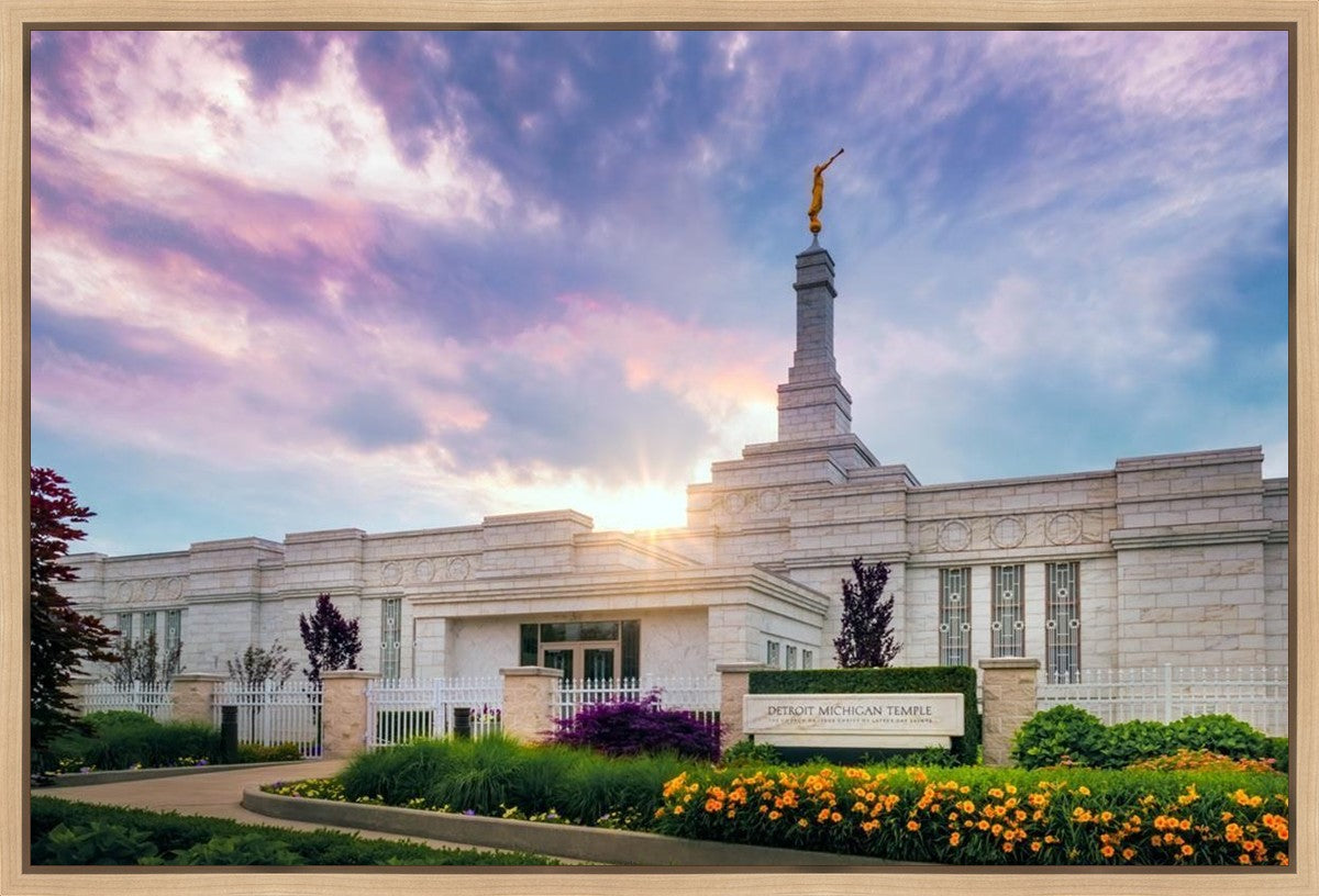 Detroit Temple Gallery Wrap