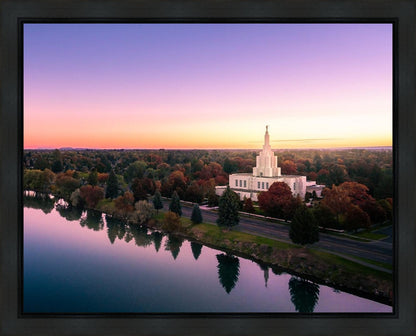 Idaho Falls - Snake River Reflection Aerial