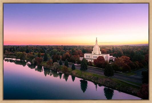 Idaho Falls - Snake River Reflection Aerial